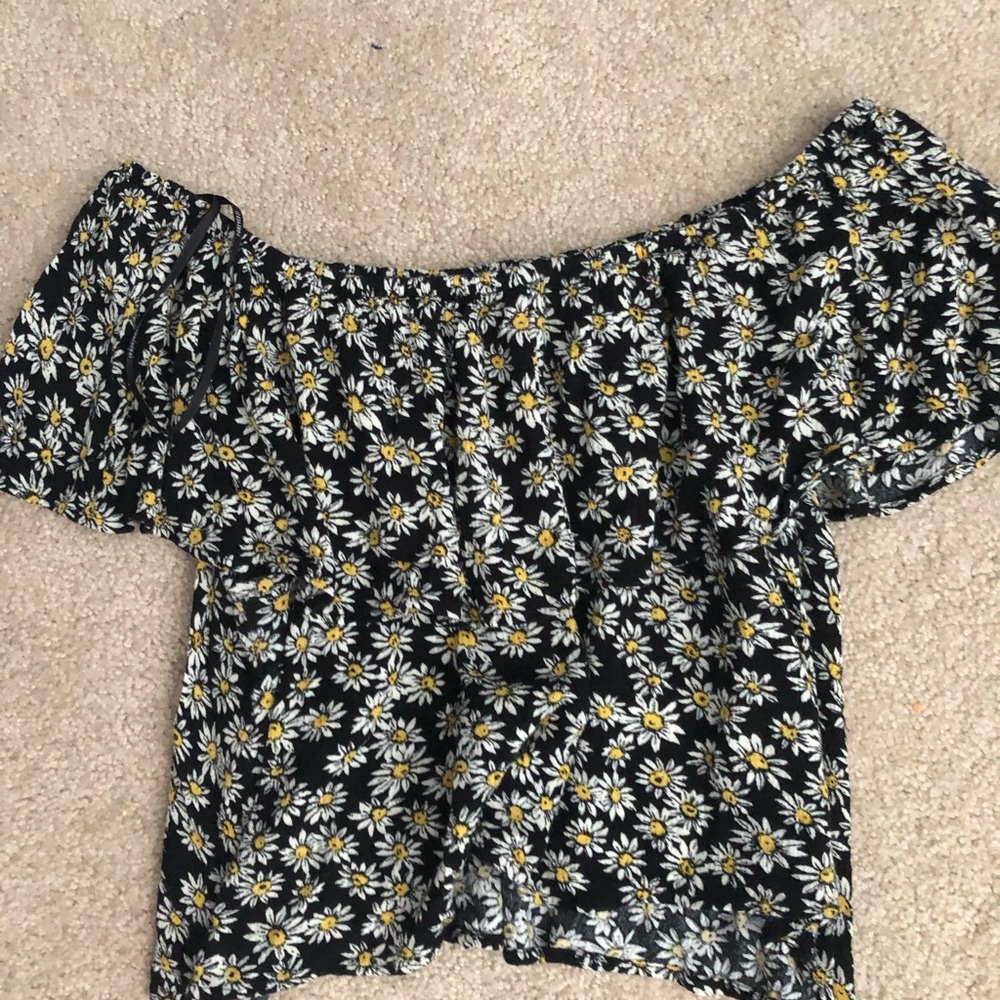F21 off the shoulder top